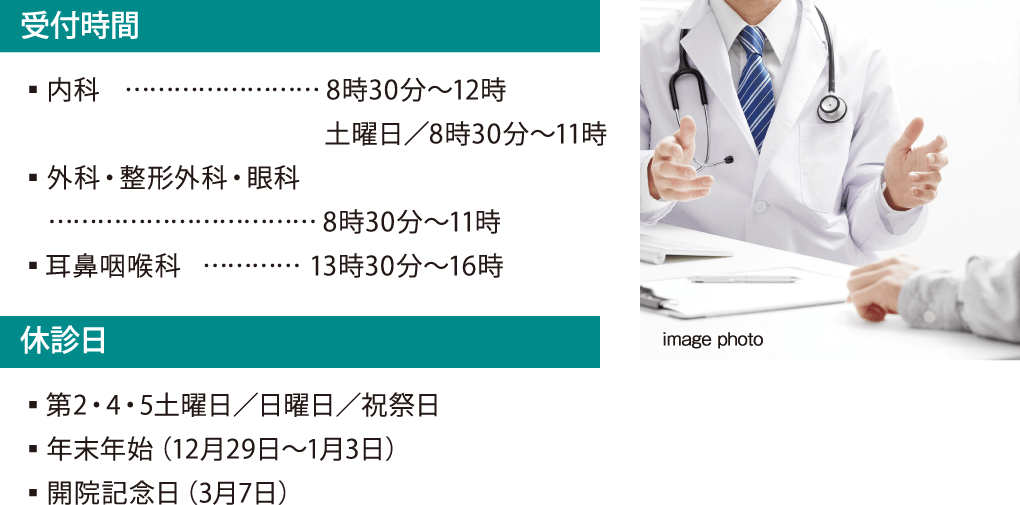 受付時間 休診日
