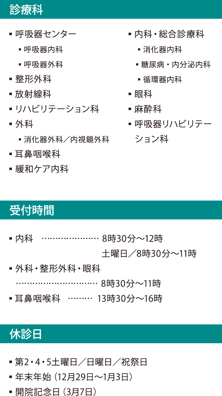受付時間 休診日